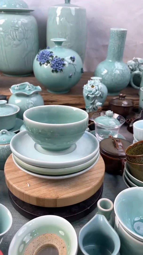 【闪购商品】特价 微瑕 慧仙青瓷