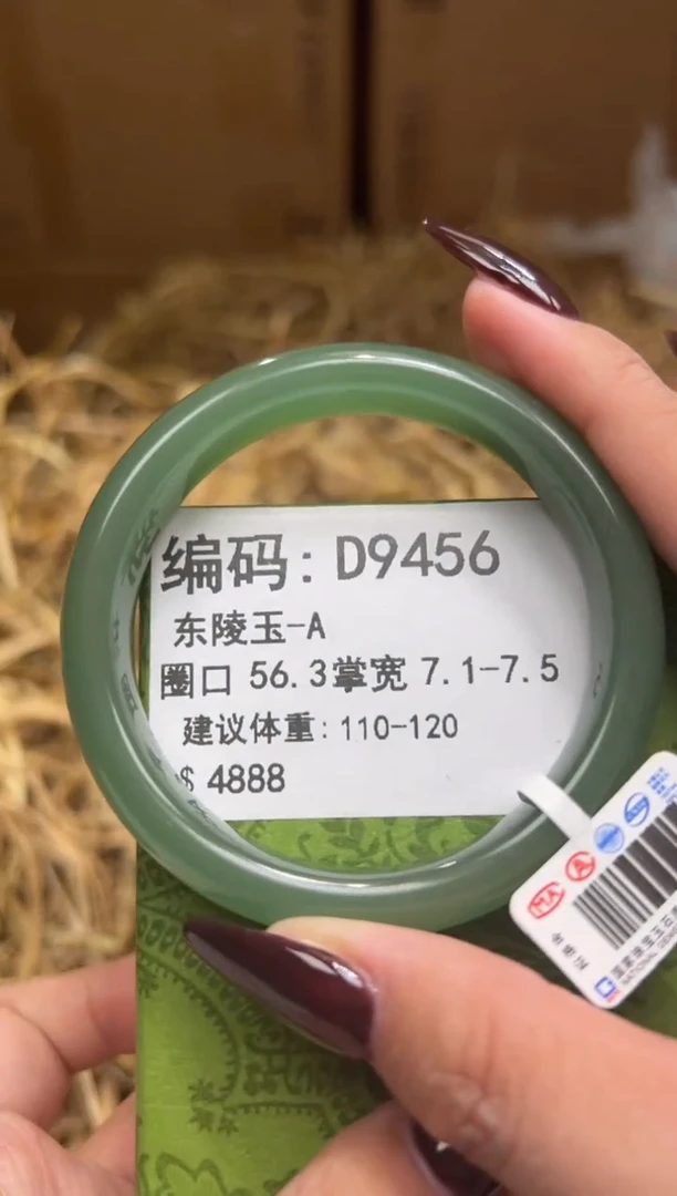 未镶嵌手镯石英质玉D9456