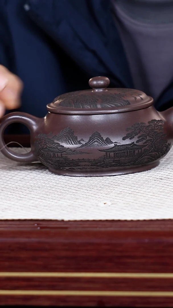 茶杯紫砂宜兴原矿紫砂 全手工制作