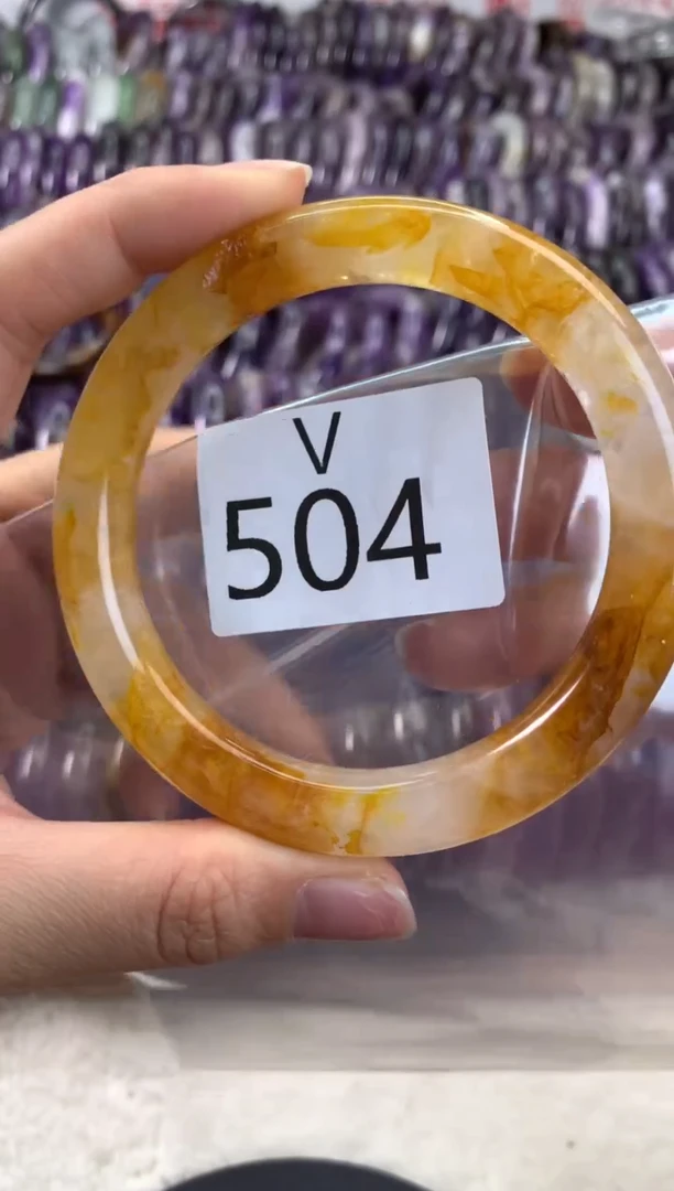 【闪购商品】水晶水晶手镯V未镶嵌504-61