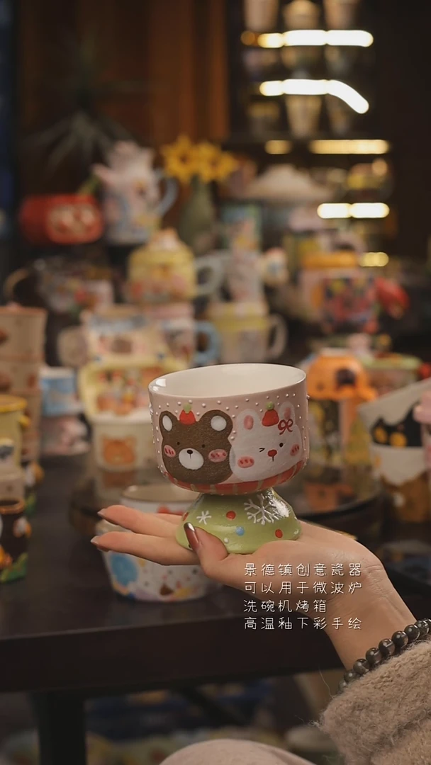 景德镇釉下彩绘设计师款式陶瓷