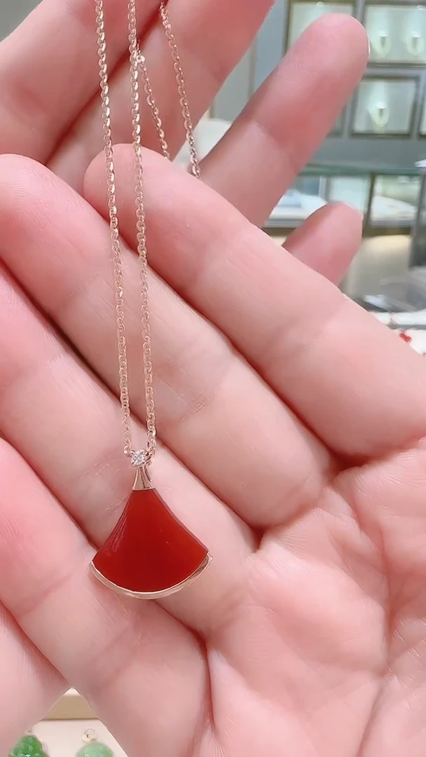 【闪购商品】玛瑙/玉髓套链18K金镶嵌套链