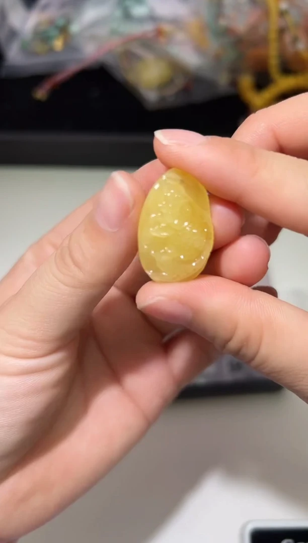 裸石琥珀未镶嵌琥珀蜜蜡吊坠