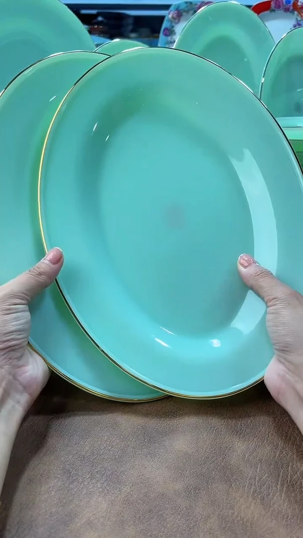 玉瓷   鱼盘2个景德镇陶瓷