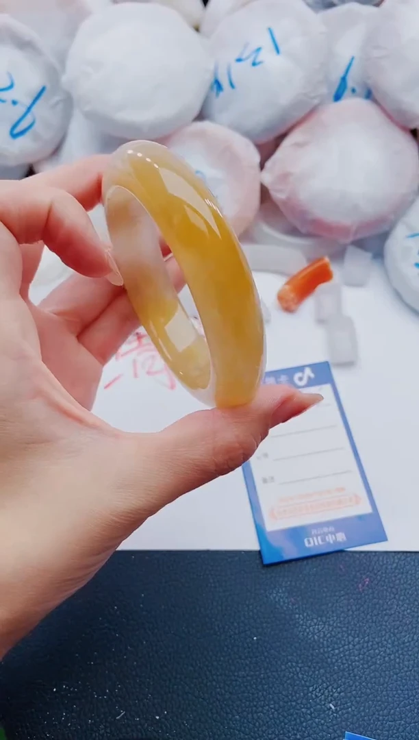 未镶嵌手镯石英质玉N135-62-63