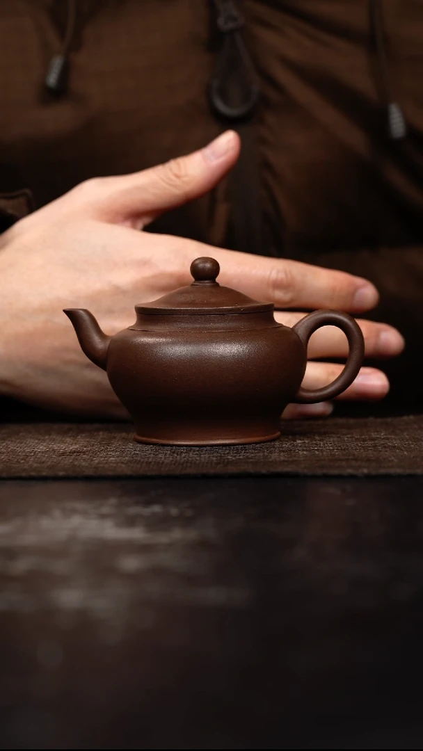 茶壶紫砂原矿手工壶125CC