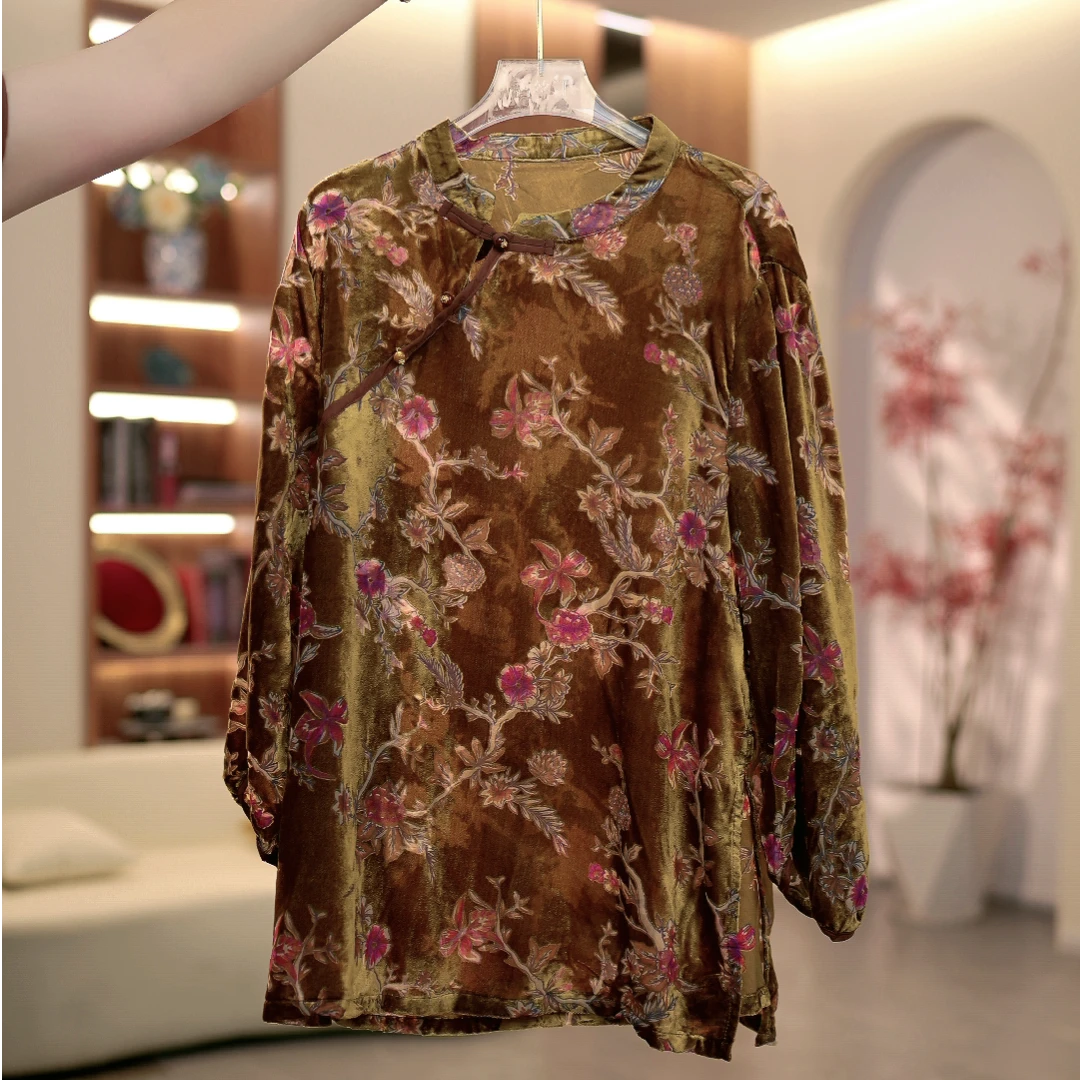 2025年秋季新款新中式国风时尚百搭重磅上衣外套-5501苏苏