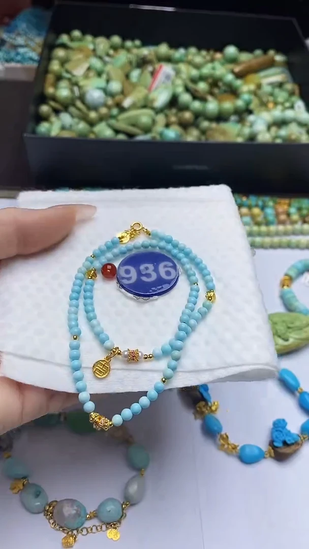 玛瑙/玉髓项链银S925镶嵌936随机发