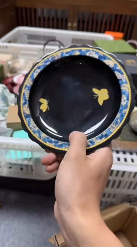 摆件陶茶具茶具茶具壶承蝴蝶