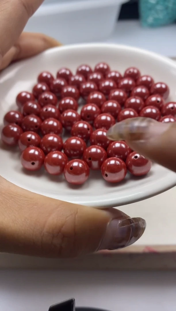 【闪购商品】玛瑙/玉髓颈饰未镶嵌x144帝*王*砂10mm*5颗