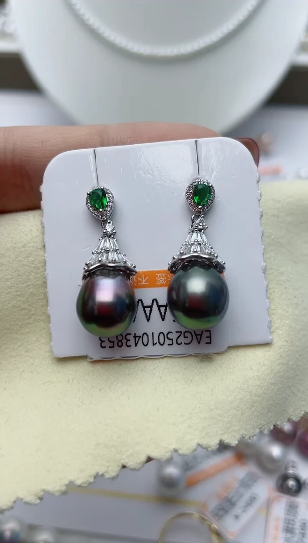 【闪购商品】海水珍珠耳饰银S925镶嵌W113