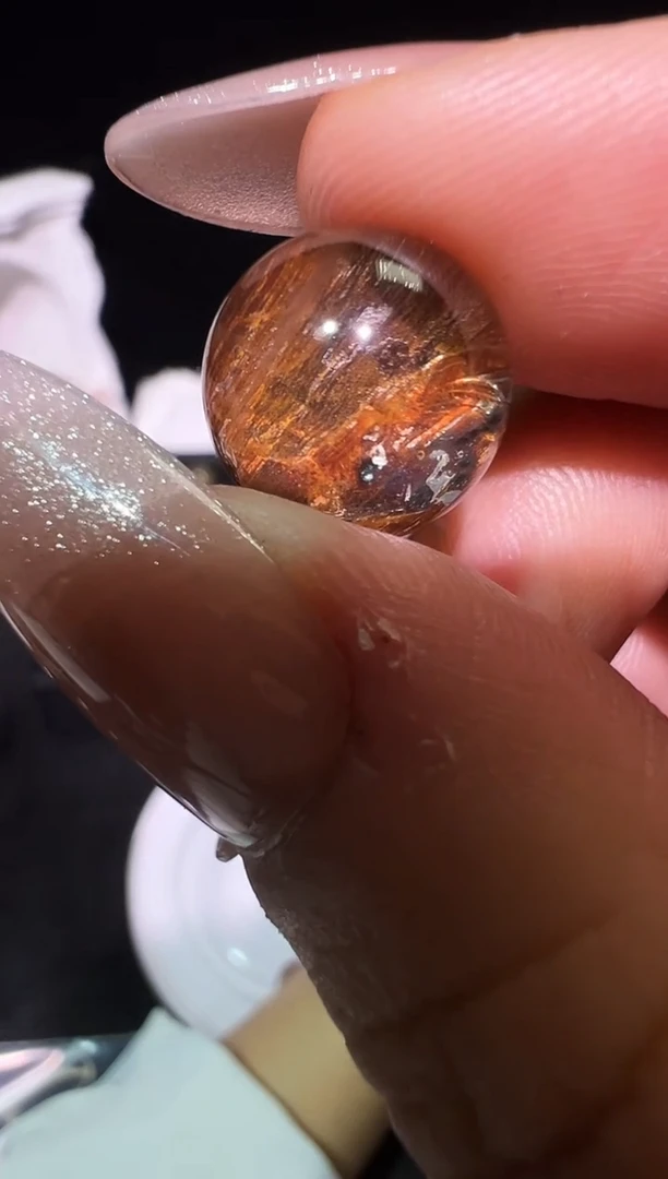 未镶嵌珠宝半成品水晶?****）单珠发一(37)