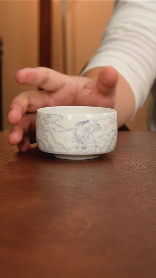 景德镇青花瓷手绘茶具