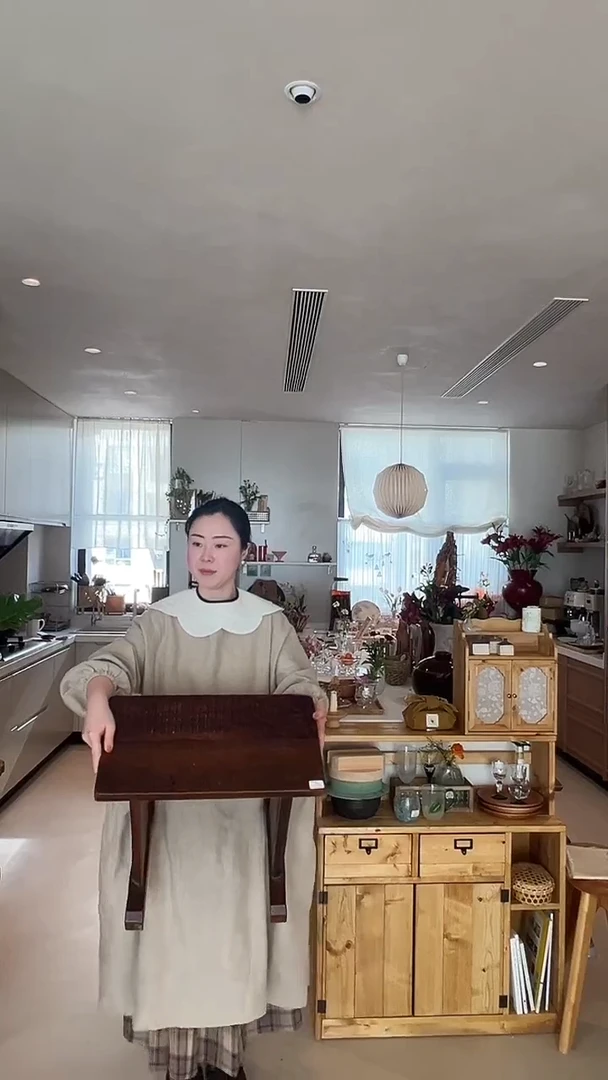 带***姑茶道摆件0000花台凳子6010