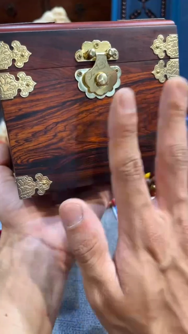 木cx绿奇腕珠108带侧翻盒