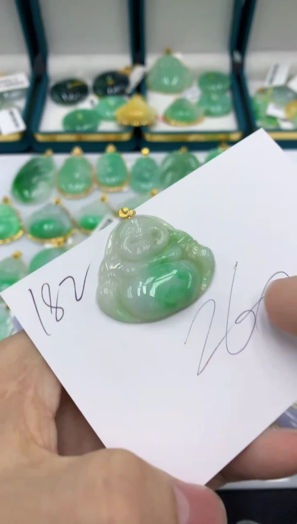 【闪购商品】翡翠颈饰18K金镶嵌链接1111