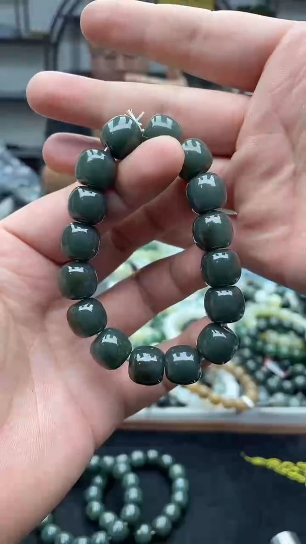 未镶嵌手串和田玉新疆且末蓝14