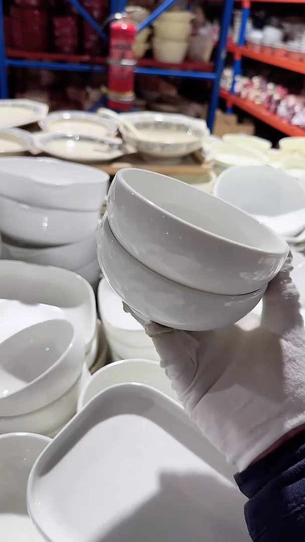 陶瓷2个5英寸胖胖米饭碗微瑕 凑满20元包邮