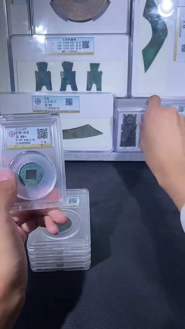 【闪购商品】铜琪珍新莽布泉一枚