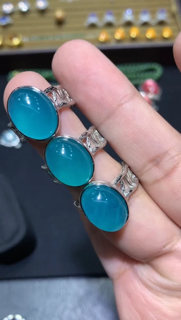 未镶嵌戒指天河石P33【多样性发其一】