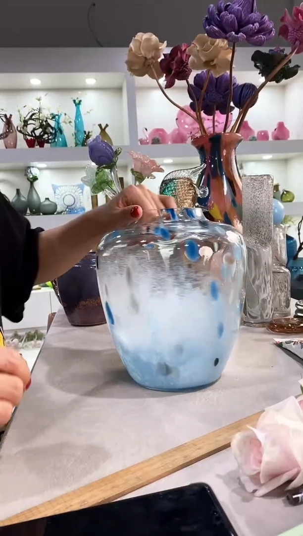 慕忆家手作琉璃花瓶