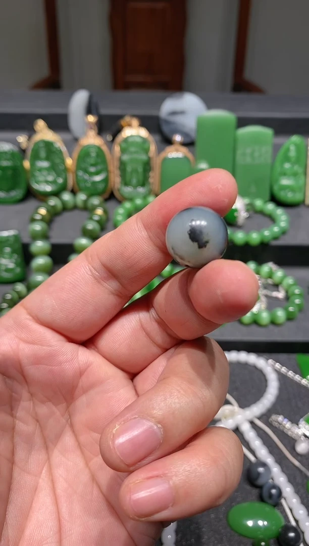 和田玉未镶嵌颈饰0021