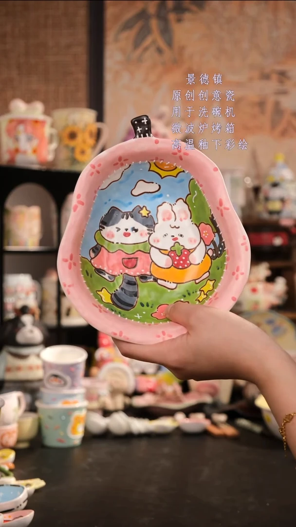 摆件旺的可以陶瓷设计师款