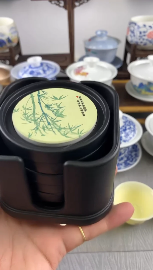 席欢李商城专属福利杯垫6个一套