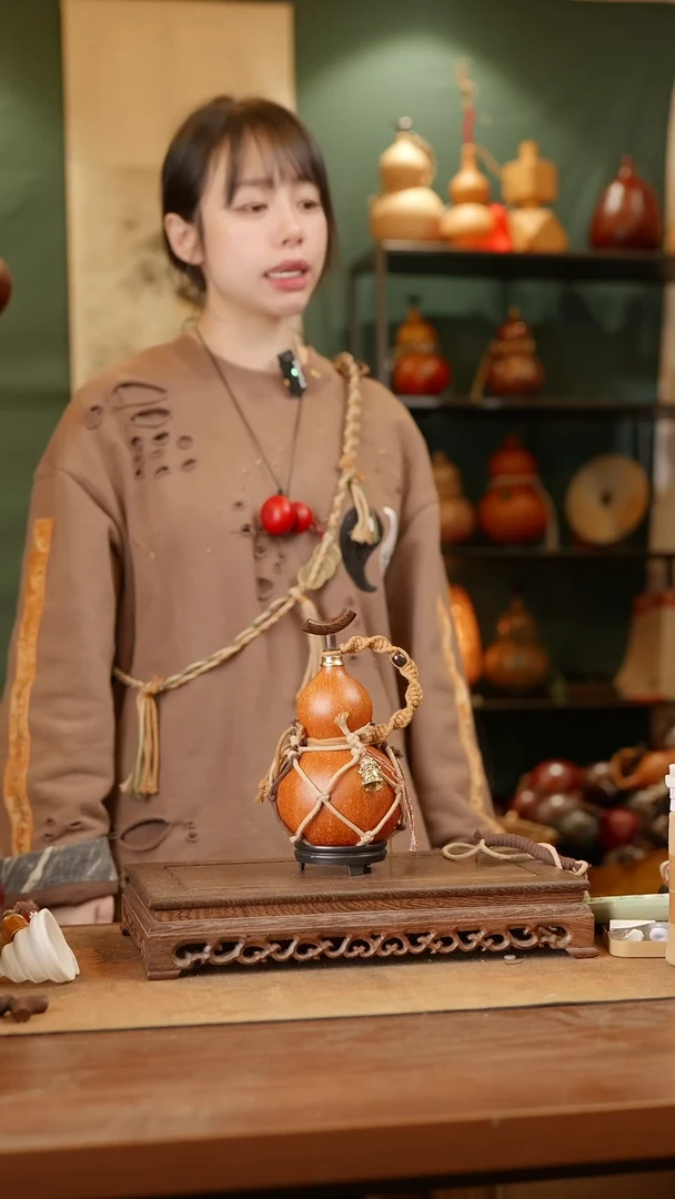 129号精品天然大漆酒葫芦一物一拍~