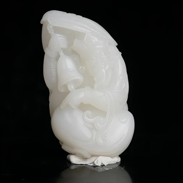 GY——海派国艺甄选精选和田玉把件《魔礼海》