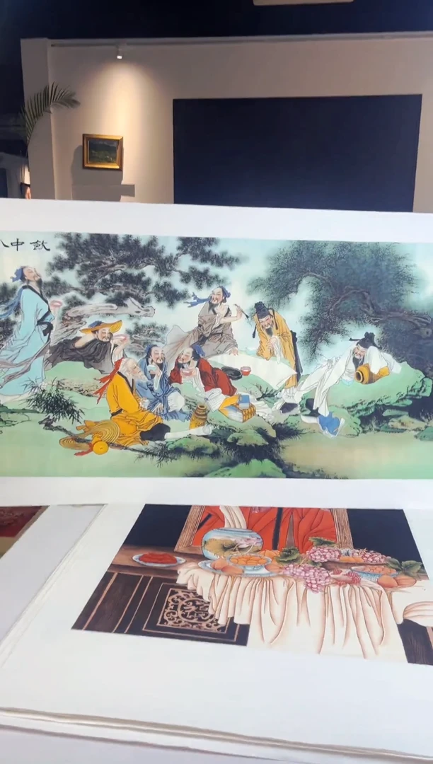 国画国画B匠心之心精选国画091