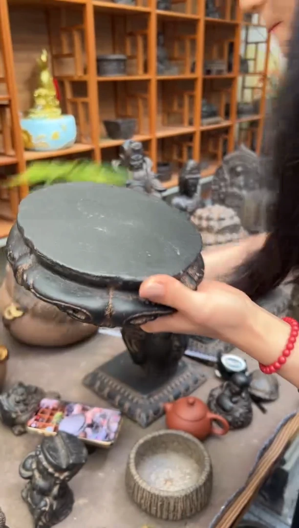 陶土【火山泥】金箍坛底座