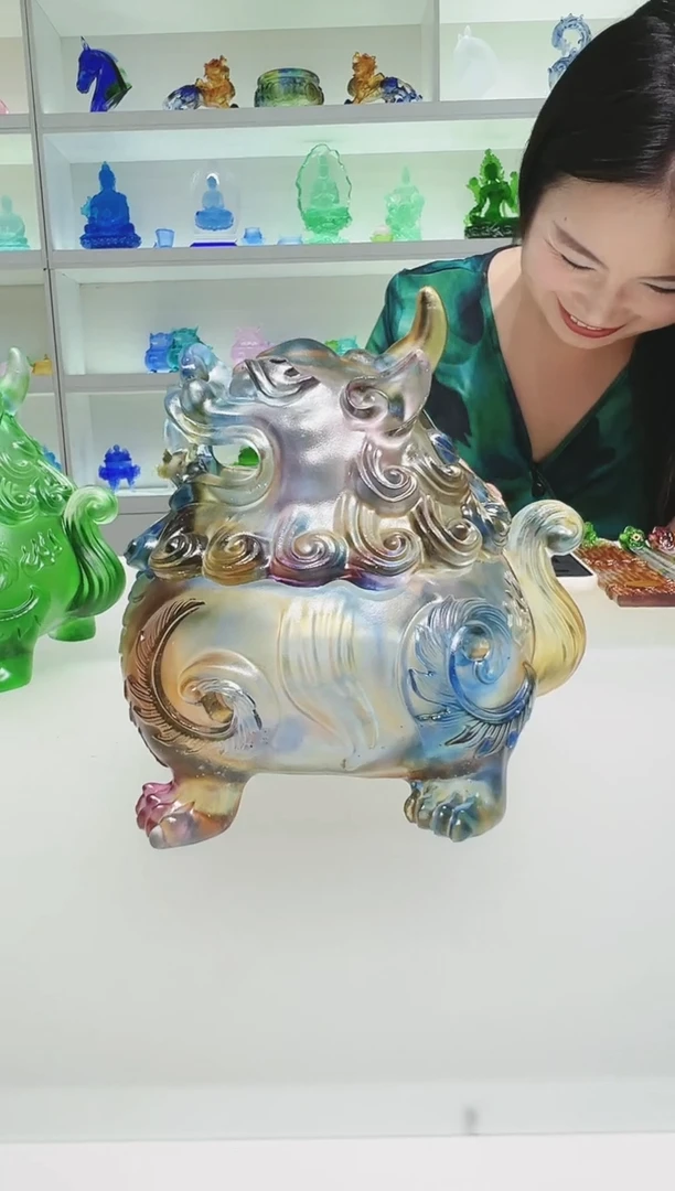 手工艺品琉璃卢*县古法琉璃
