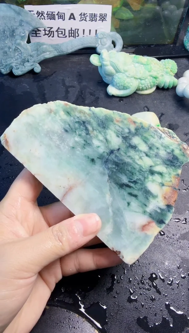 未镶嵌挂件翡翠天然翡翠074