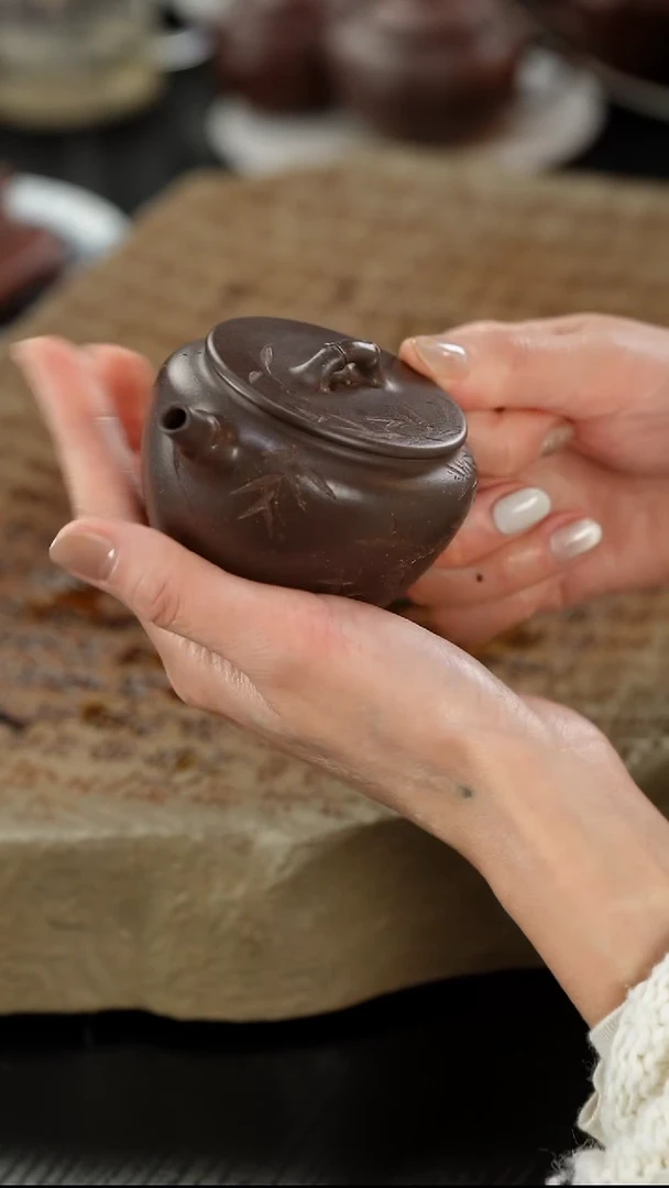 茶壶紫砂晨**启天青lulu壶140cc