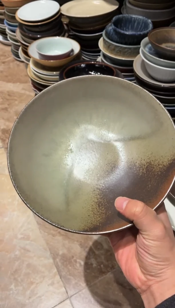 瓷片平**乐808青灰大碗1个