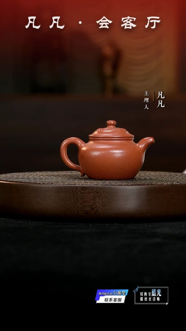 茶壶紫砂凡凡会客厅&老潘 紫砂壶46 莲子