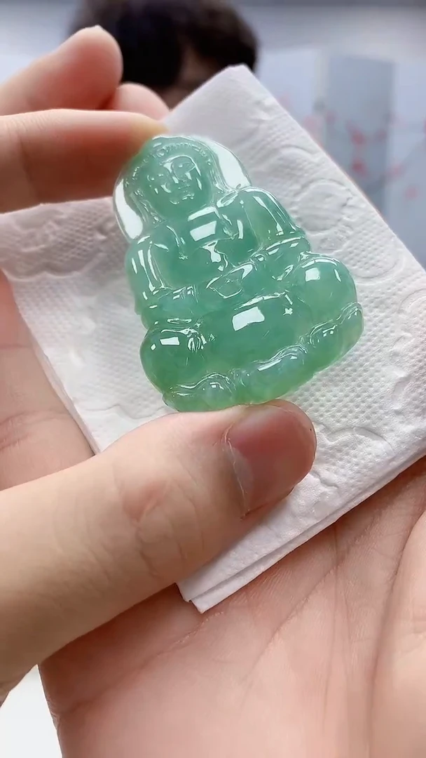 定制翡翠未镶嵌4812bb-毛货挂件33
