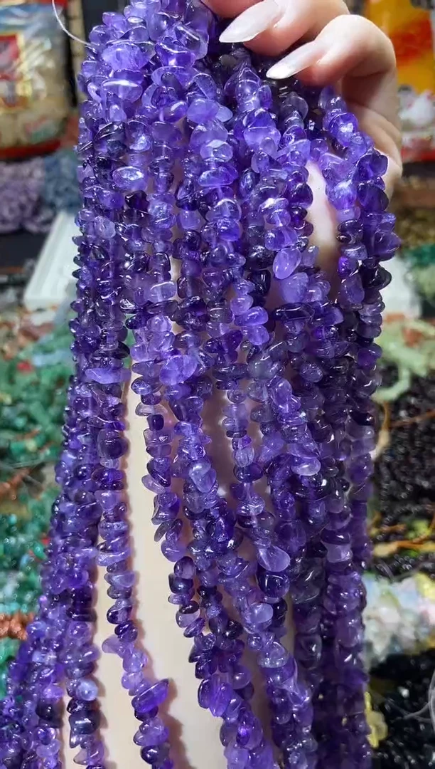 【闪购商品】水晶珠宝半成品未镶嵌紫水晶