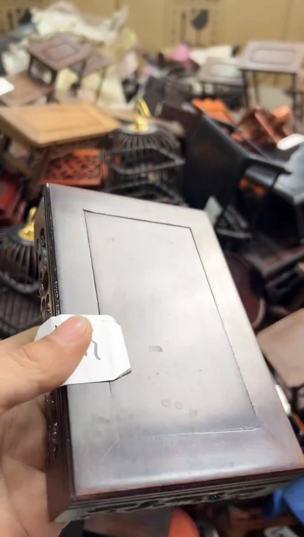 【闪购商品】木378瑕疵底座花架摆件处理