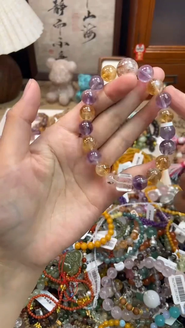 未镶嵌手链紫晶423