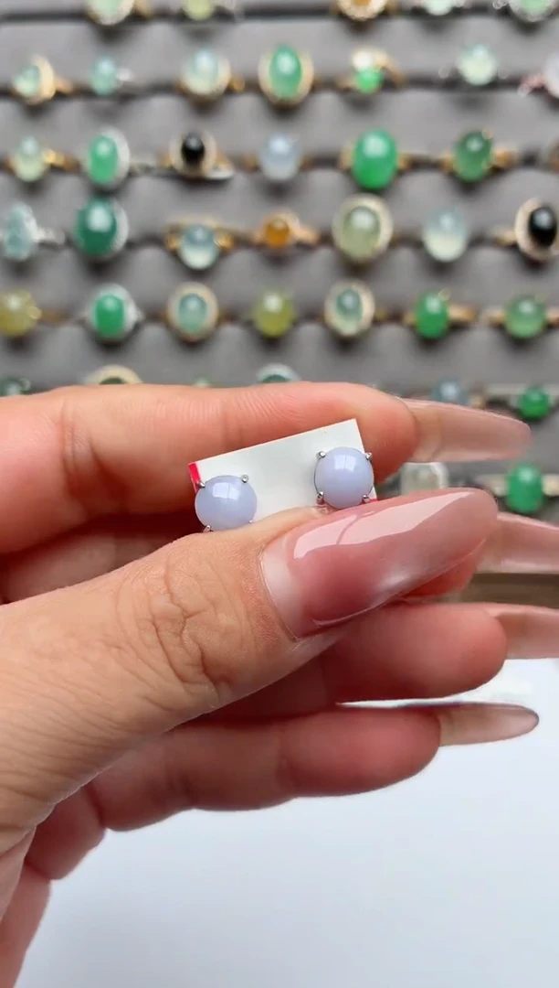 银S925镶嵌戒指翡翠.