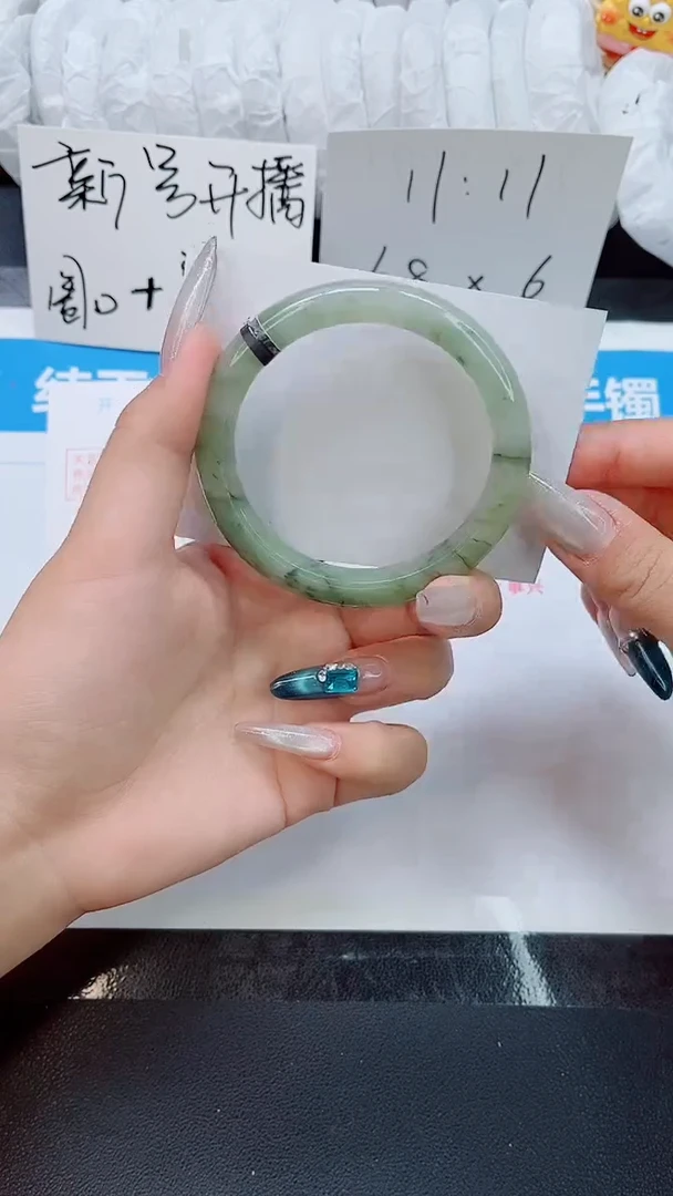 石英质玉手镯未镶嵌0198-圈口65