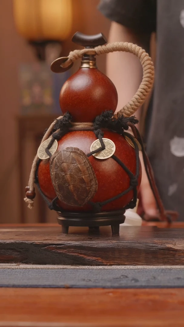 1092号精品大漆葫芦防腐防渗装水茶酒