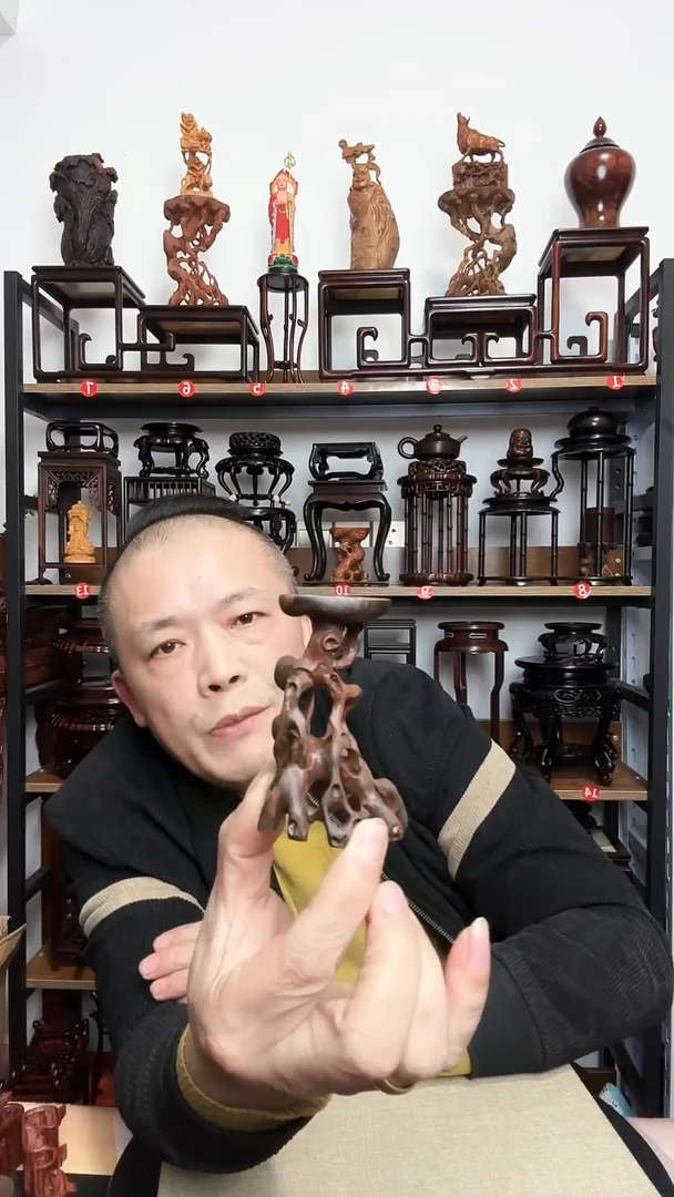 紫砂底座木底座直径4左右