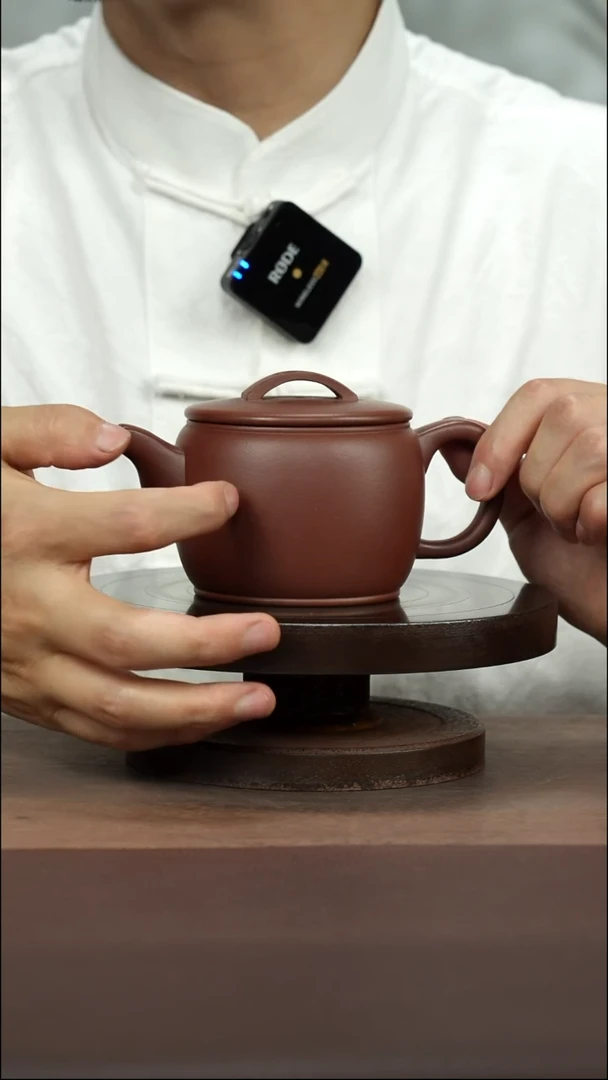 茶壶紫砂原矿紫泥底槽清汉瓦