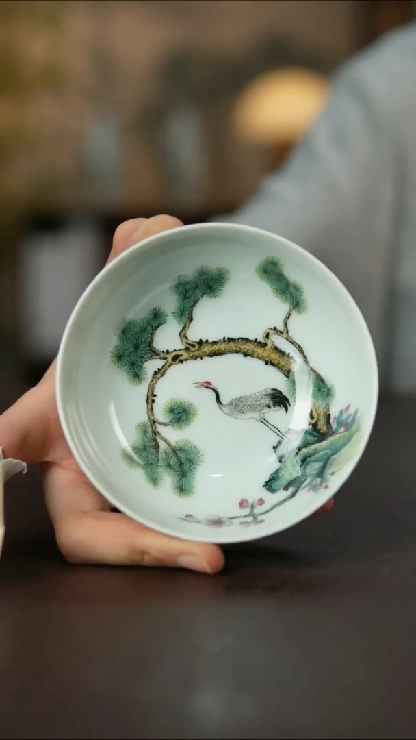 杯景德镇陶瓷柴烧手作瑕疵
