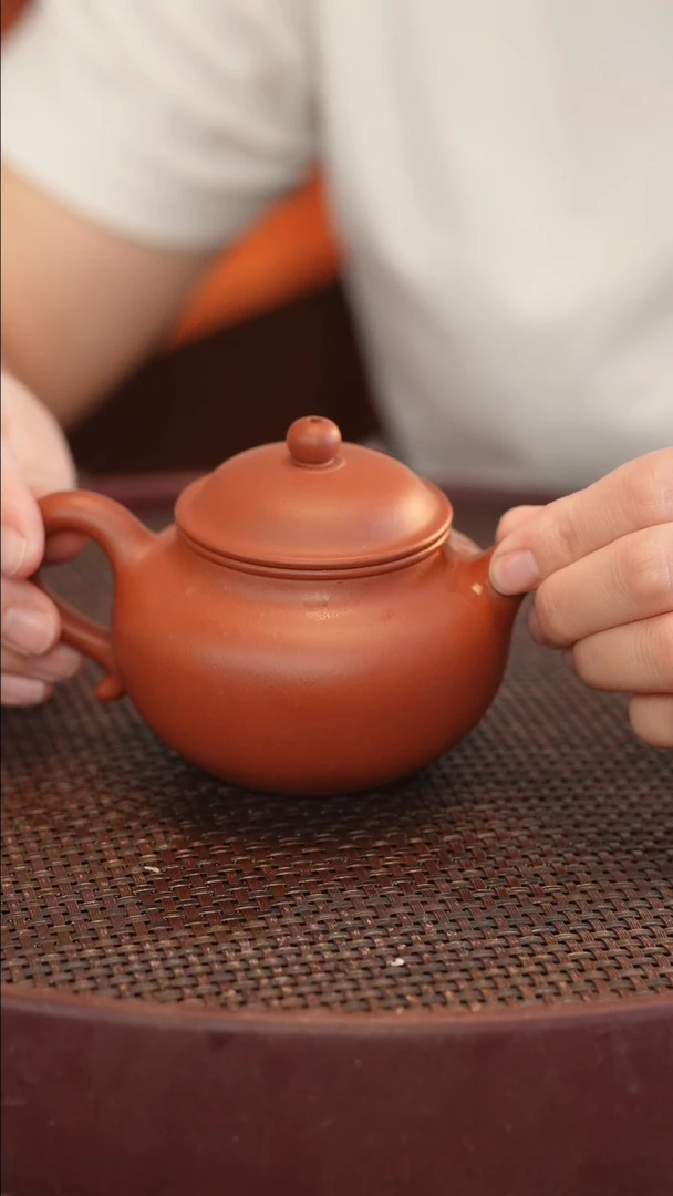 茶壶紫砂原矿手工制作   全手工  宽口莲子壶270cc