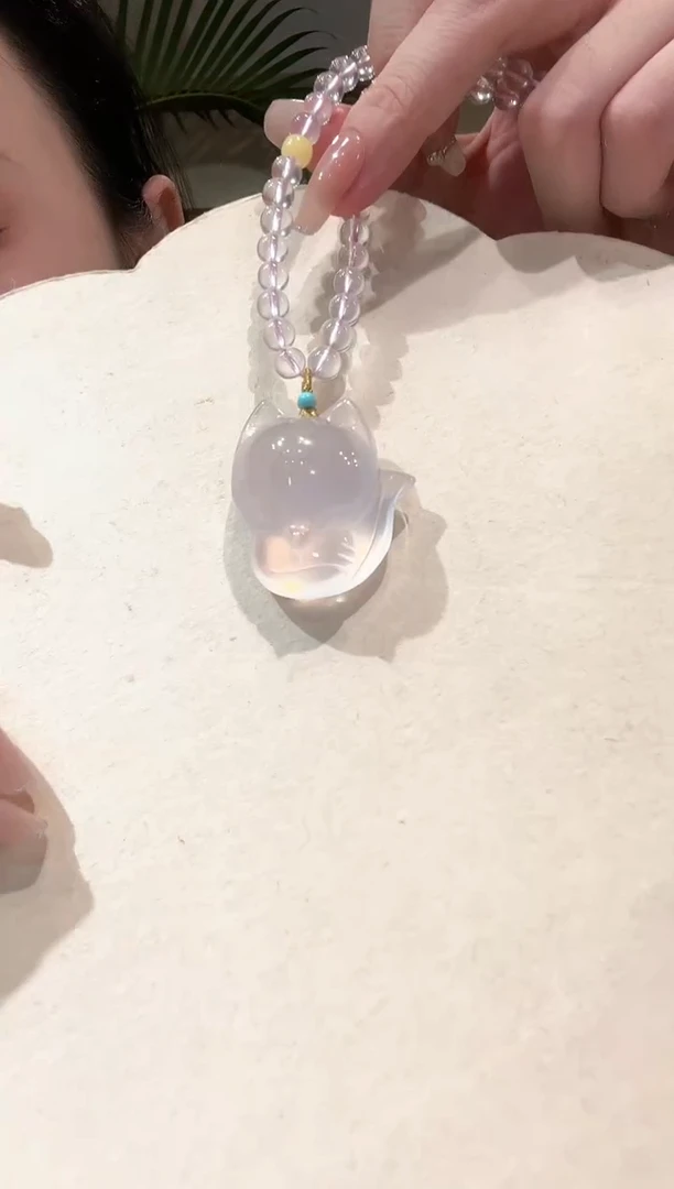 【闪购商品】水晶颈饰未镶嵌国风