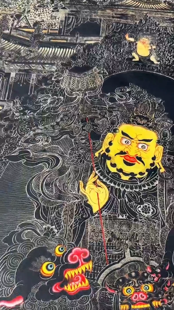 卷轴画藏式珍藏彩绘艺术馆10